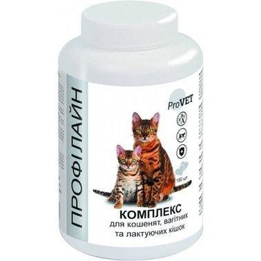 Витаминно-минеральная добавка ProVET Профилайн Комплекс для котят, беременных и кормящих кошек 180 таб. 2005547 фото