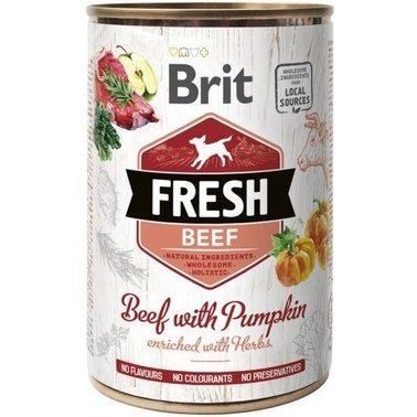 Влажный корм Brit Fresh Beef/Pumpkin для собак 400 г 2006541 фото