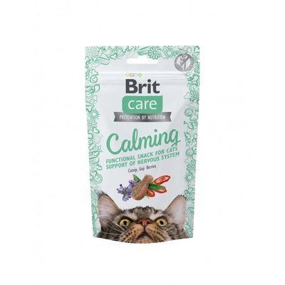 Функциональное лакомство для кошек Brit Care Cat Snack Calming с курицей, 50 г. 2016453 фото