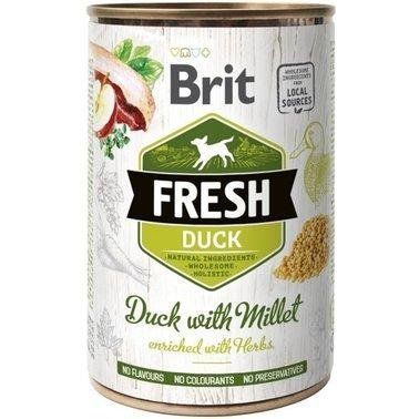 Влажный корм Brit Fresh Duck/Millet для собак 400 г 2006551 фото