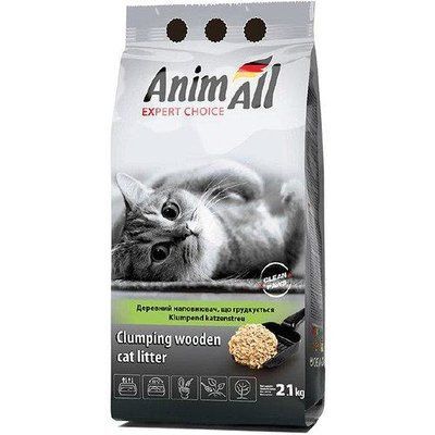 Наповнювач для котячих туалетів AnimAll деревне грудкує 2,1 кг. 2004553 фото
