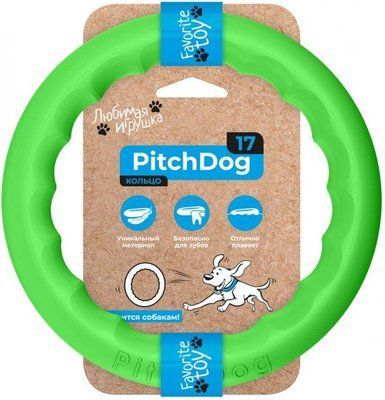 Кольцо для собак Collar PitchDog для апортировки 17 см Салатовый 2008224 фото