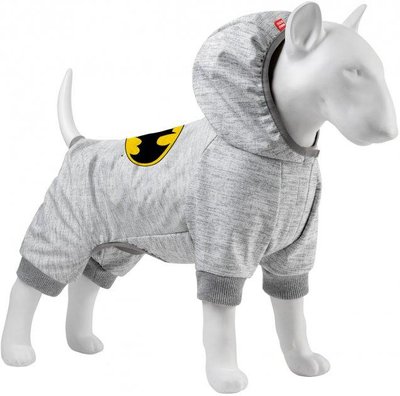 Комбінезон для собак Collar WAUDOG Clothes, малюнок "Бетмен лого", софтшелл, XS22, B 25-29 см, З 16-19 см 2000793 фото