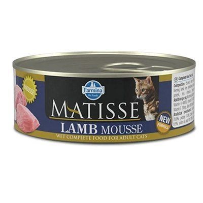 Вологий корм Farmina Matisse Cat Mousse Lamb для дорослих котів, з ягням, 85 г 2011951 фото