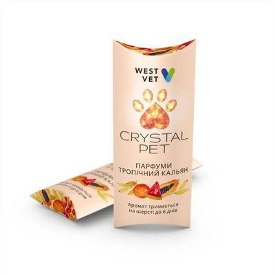 Духи для собак и кошек WEST VET Crystal Pet Тропический кальян, 5мл 2016662 фото