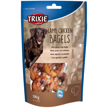 Лакомство для собак Trixie Premio Lamb Chicken Bagles кольца с ягненком и курицей 100 г 1008468 фото