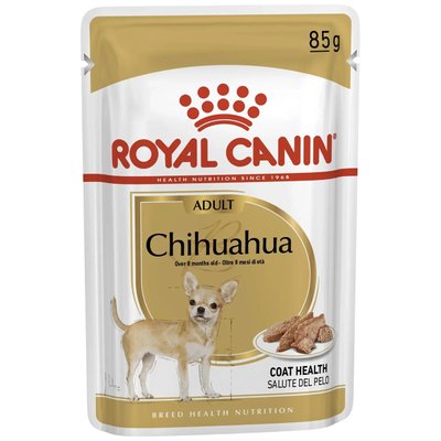 Вологий корм для дорослих собак Royal Canin Chihuahua Adult Чихуахуа 85 г (домашня птиця) 1006616 фото
