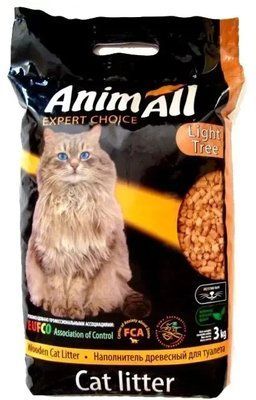 Наповнювач для котячих туалетів AnimAll деревне 2 кг. 2005260 фото