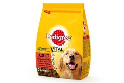 Сухой корм Pedigree для взрослых собак, с говядиной и птицей, 2.6 кг 2006499 фото
