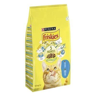 Сухой корм для кошек Friskies с лососем и овощами 10 кг 2018034 фото