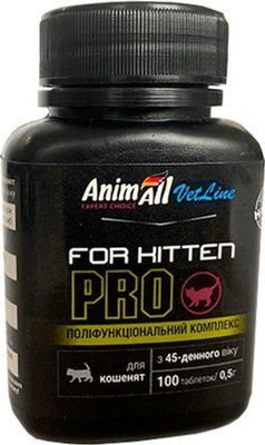 Витаминная добавка AnimAll VetLine for Кitten PRO для котят с 45-дневного возраста 0.5 г х 100 т. 2006014 фото