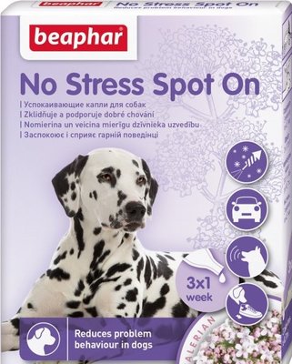 Антистресс капли для собак Beaphar No Stress Spot On dog 1 пипетка 1005910 фото