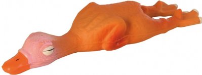 Іграшка для собак Trixie Тушка качки (гусака) з пищалки 14,5 см. 5465 фото