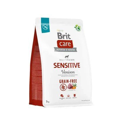 Сухой корм для собак Brit Care Dog Grain-free Sensitive 3 кг - оленина 2015349 фото