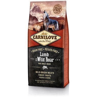 Сухой корм для взрослых собак Carnilove Lamb & Wild Boar 12 кг 2004489 фото