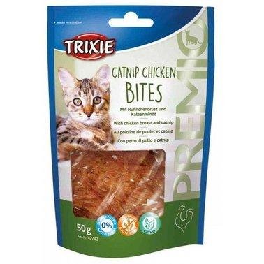Ласощі для кішок Trixie Premio Catnip Chicken Bites з курячим філе і м'ятою 50 г. 2004884 фото