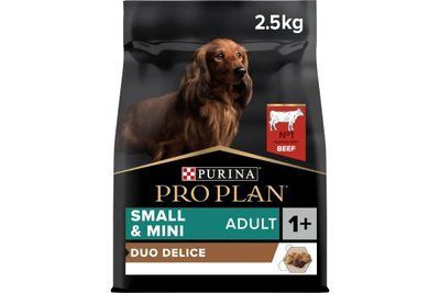 Сухий корм Purina Pro Plan Dog Duo Delice Small and Mini Adult для собак дрібних порід яловичина з рисом 2.5 кг. 329 фото
