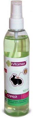 Еко-спрей Vitomax проти бліх та кліщів для декоративних гризунів 150 мл 2006682 фото