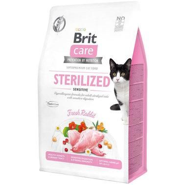 Сухий корм Brit Care Cat GF Sterilized Sensitive для стерилізованих кішок 2 кг (Кролик) 2009415 фото