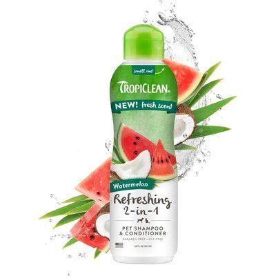 Освіжаючий шампунь-кондиціонер 2в1 TropiClean &ldquo;Кавун&rdquo; для собак та котів, 355 мл 2017001 фото