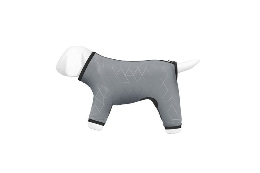 Дощовик для собак Waudog Clothes світловідбивний, розмір M47, 47-50 см/69-72 см 2007129 фото