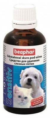 Засіб для видалення слізних плям у собак і кішок BEAPHAR Sensitiv 50 мл. 2001830 фото