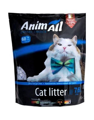 Силикагелевый наполнитель для котов AnimAll Cat litter Blue valley Голубая долина 7.6 л. 1003851 фото