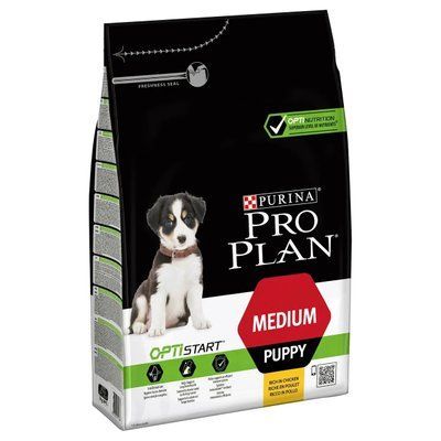 Сухий корм для цуценят і молодих собак середніх порід Pro Plan Puppy Medium 3 кг (курка) 6987 фото
