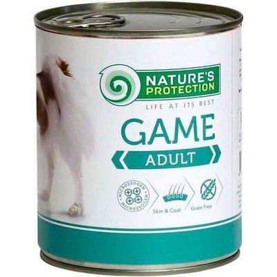Влажный корм для собак Nature's Protection Adult с дичью 400г 2014730 фото