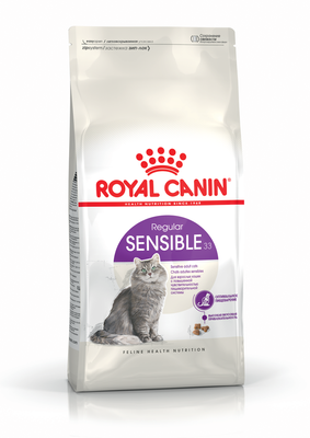 Сухий корм для кішок Royal Canin Sensible старше 1 року з чутливим травленням 0.4 кг. 41 фото