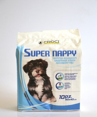 Пелюшки для собак Croci "CaniAmici Super Nappy" 90х60см 10 шт. 1006025 фото