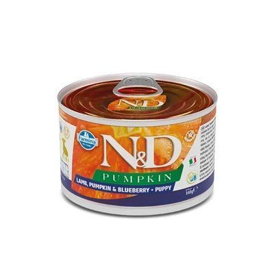 Влажный корм Farmina N&D Grain Free Pumpkin Lamb Puppy Mini для щенков малых пород, тыква/ягненок/черника, 140 2011948 фото