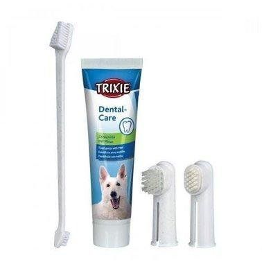 Зубна паста для собак Trixie із щіткою 100 г. 970 фото