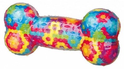 Іграшка для собак Trixie кісточка з термопластікових каучуку з пищалки 17см. 2003290 фото
