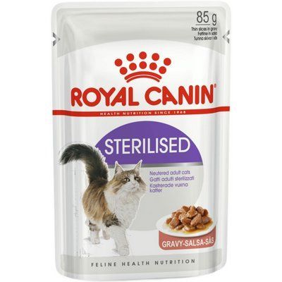 Влажный корм для котов Royal Canin Sterilised кусочки в соусе 85г 2013828 фото