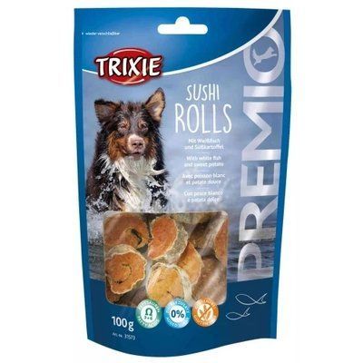 Ласощі Trixie - Sushi Rolls риба, для собак, 100 г. 2015534 фото