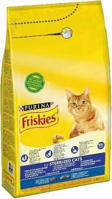 Сухий корм для стерилізованих кішок Friskies з лососем 0.27 кг. 1006410 фото