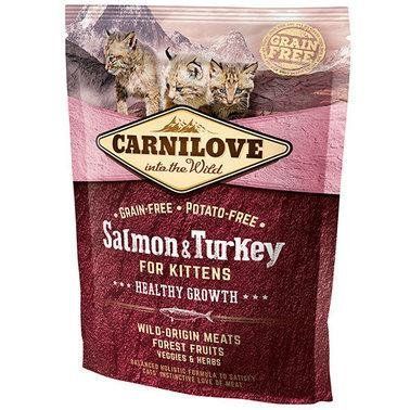 Сухий корм для кошенят Carnilove Salmon & Turkey Kitten 400 г (Лосось, Індичка) 2002797 фото