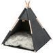 Лежак-вігвам Trixie Tipi для кішок, антрацит, 55&times;65&times;55 см 2011088 фото 1